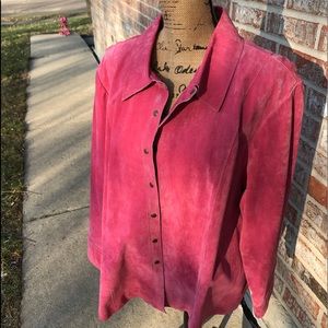 Suede Plus Size Jacket